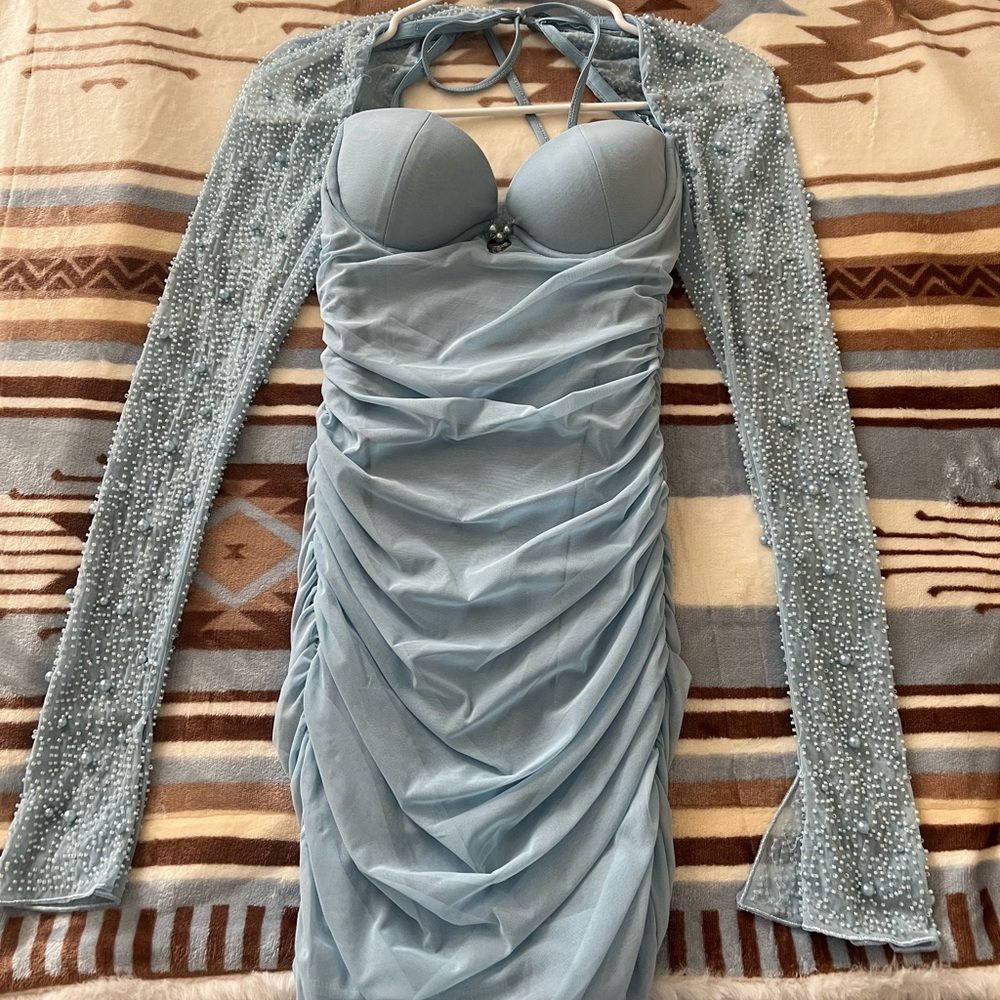 Blue Oh Polly Dress